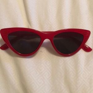 American Eagle Red Cat-eye Sunglasses